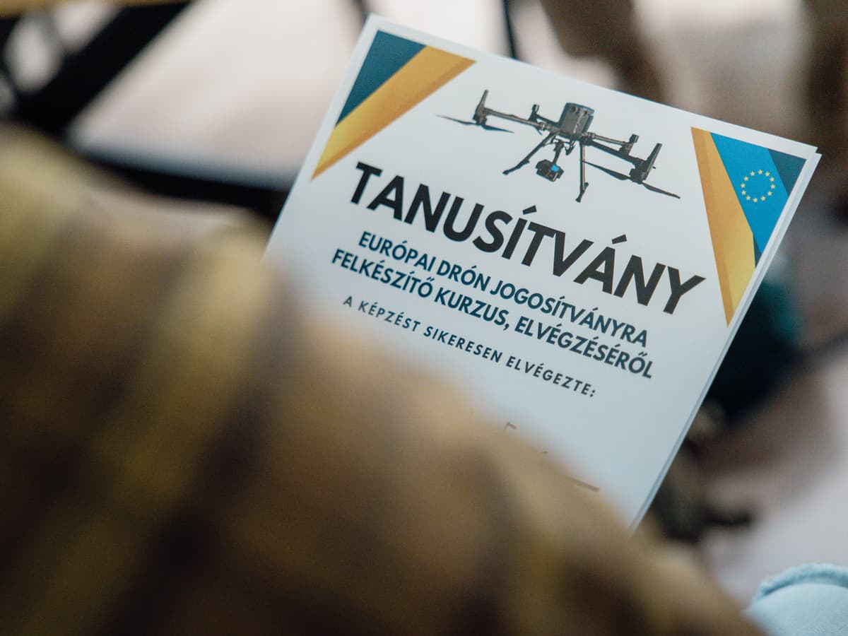 EU drón jogosítvány felkészítő tanúsítvány