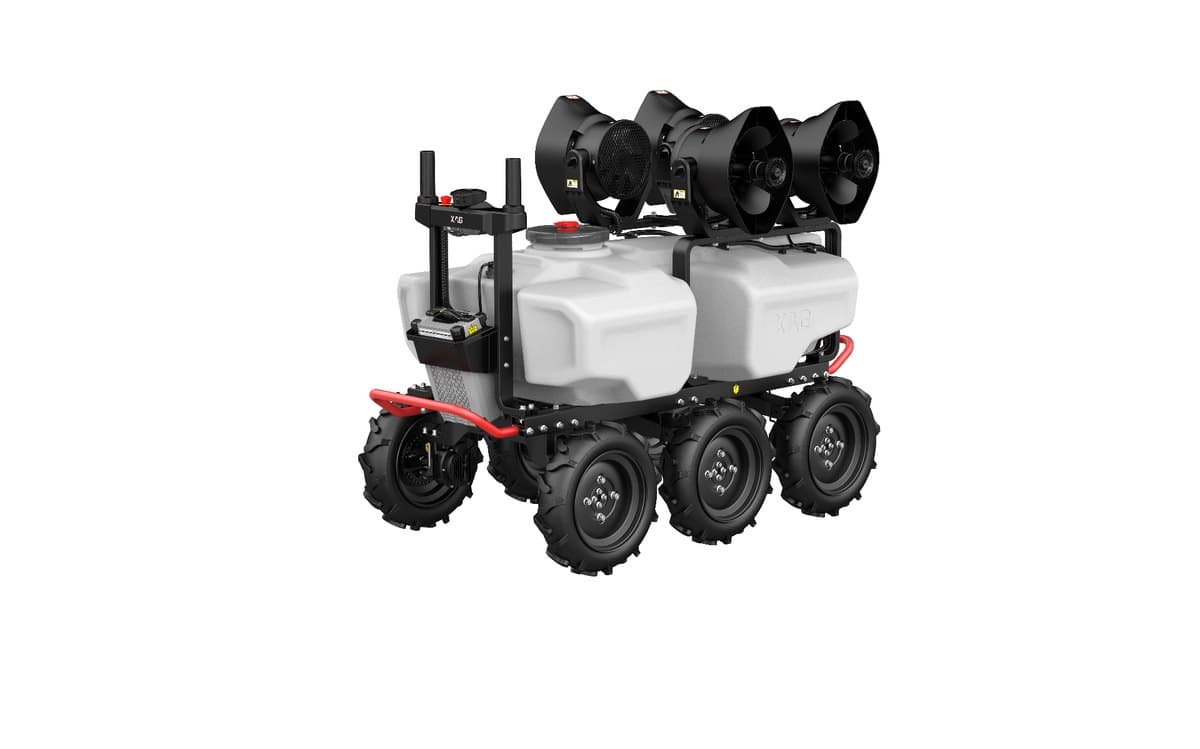XAG R200 hatkerekű nagy kapacitású földi permetező robot